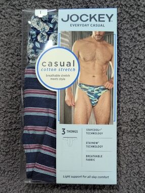 Jockey Everyday Casual *2-pack* Cotton Stretch Thongs